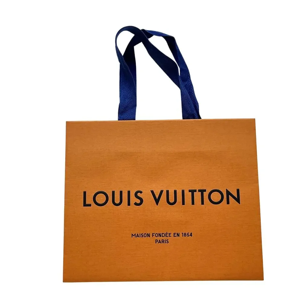 Two Authentic Louis Vuitton Shopping Bags Holiday Large & Classic Small - Picture 9 of 11